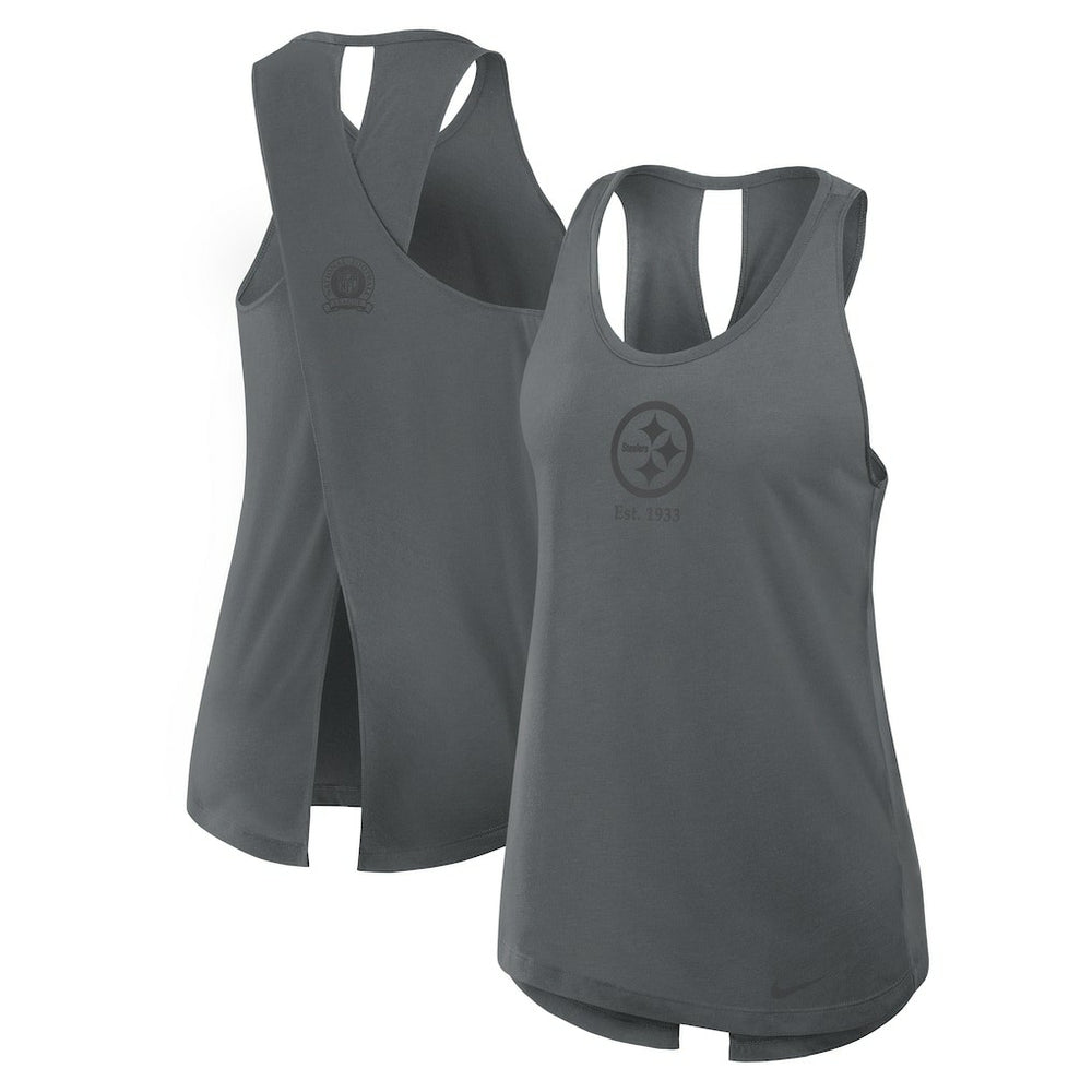 NFL Pittsburgh Steelers Women's Glory Open-Back Crisscross Dri-FIT Tank Top