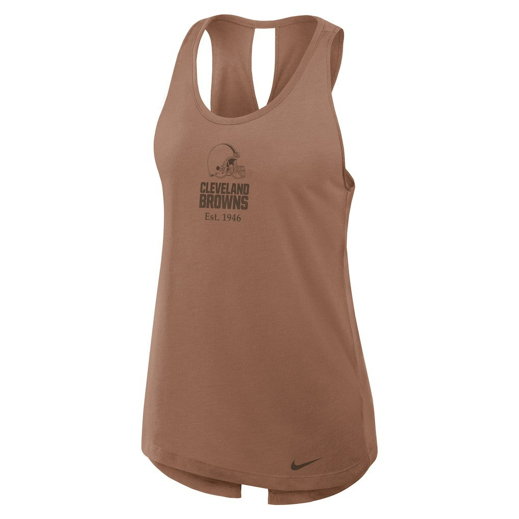 NFL Cleveland Browns Women's Glory Open-Back Crisscross Dri-FIT Tank Top