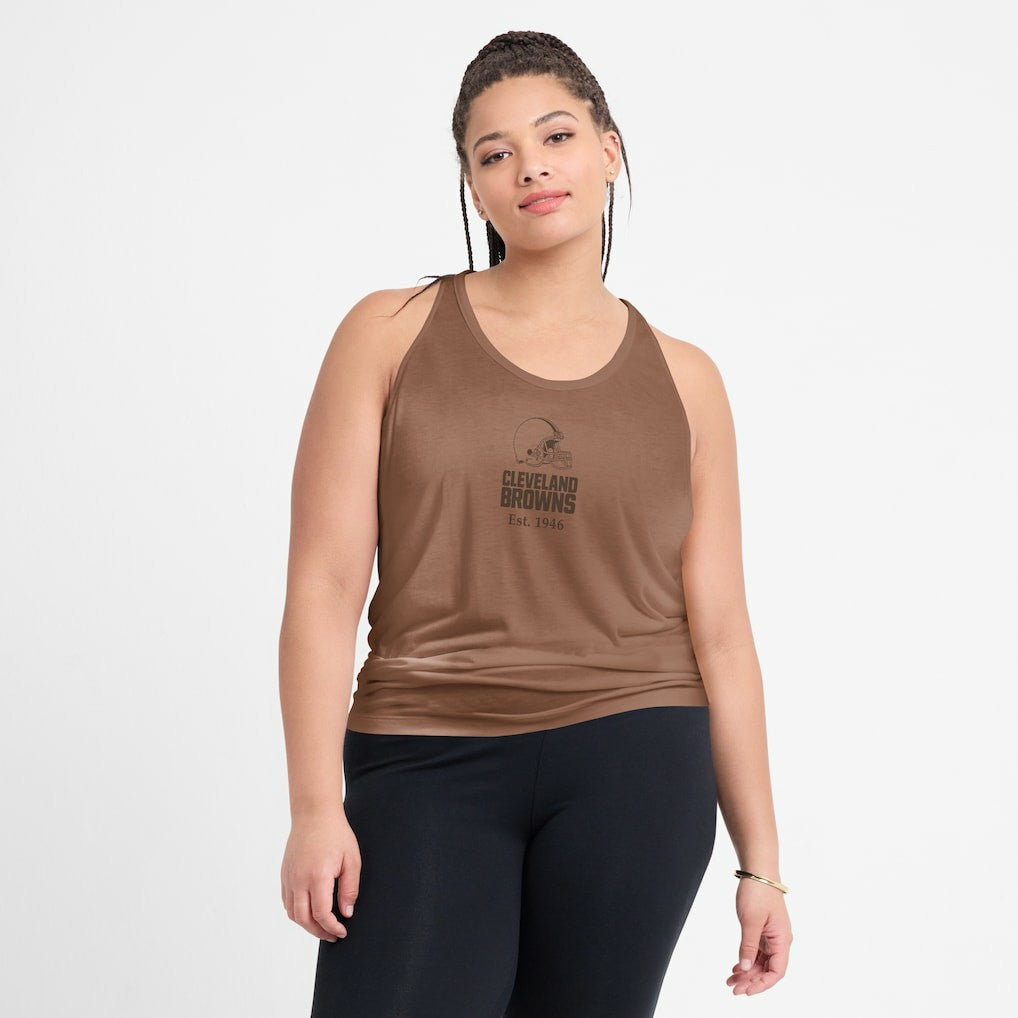 NFL Cleveland Browns Women's Glory Open-Back Crisscross Dri-FIT Tank Top