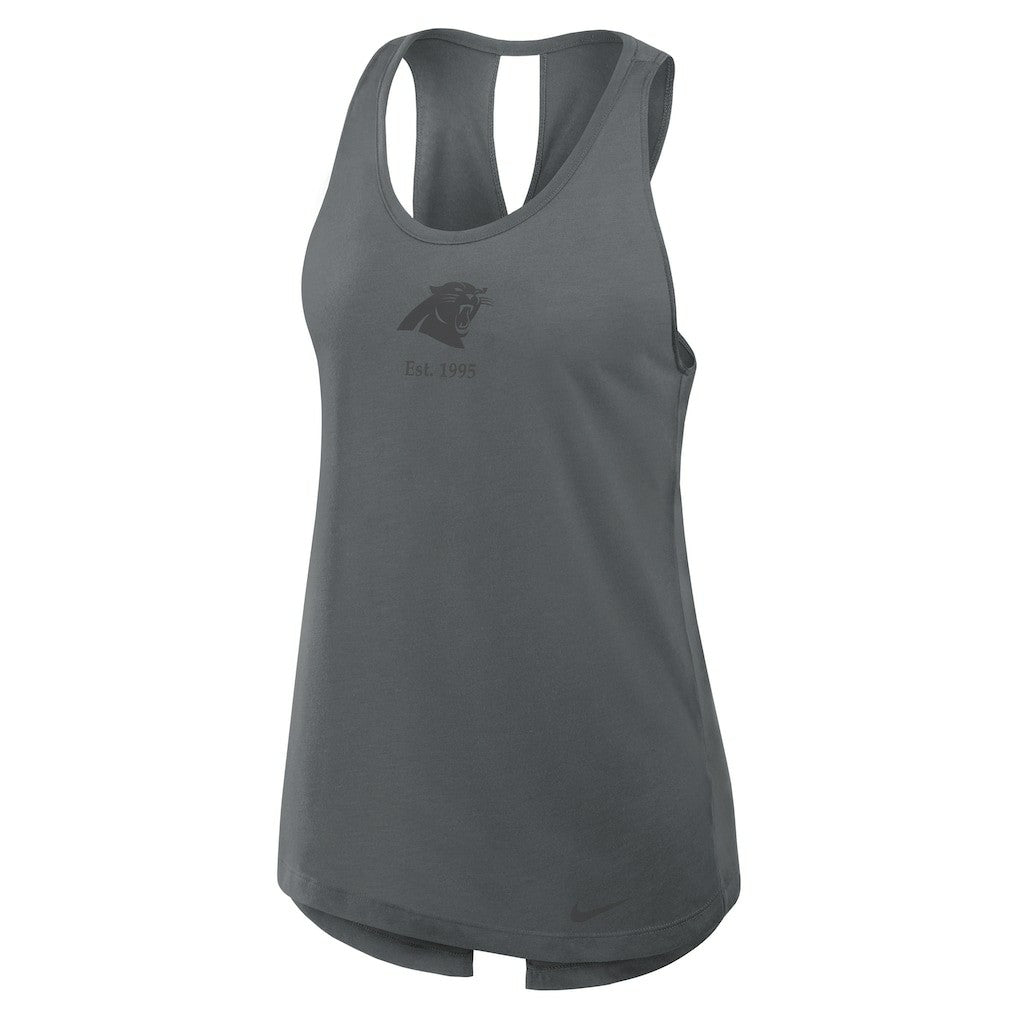 NFL Carolina Panthers Women's Glory Open-Back Crisscross Dri-FIT Tank Top