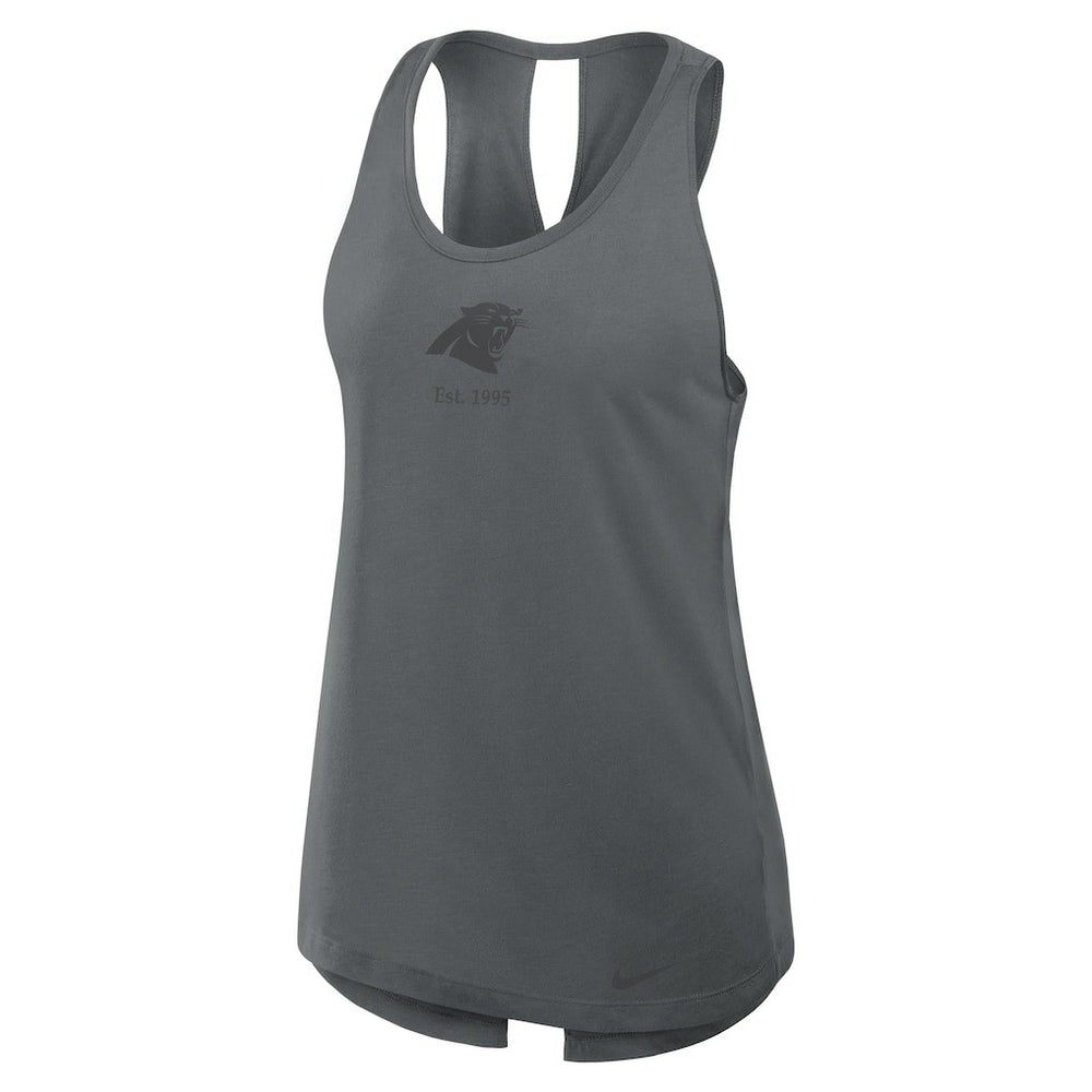 NFL Carolina Panthers Women's Glory Open-Back Crisscross Dri-FIT Tank Top