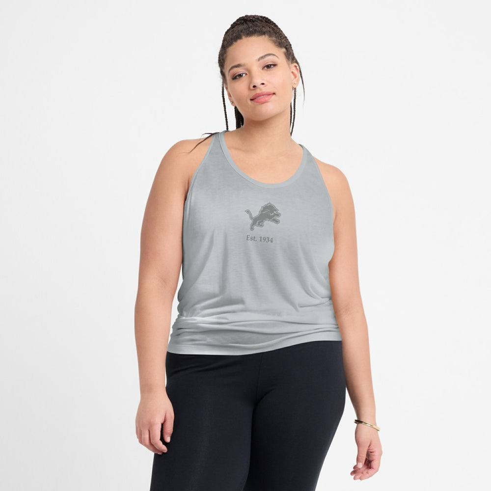 NFL Detroit Lions Women's Glory Open-Back Crisscross Dri-FIT Tank Top