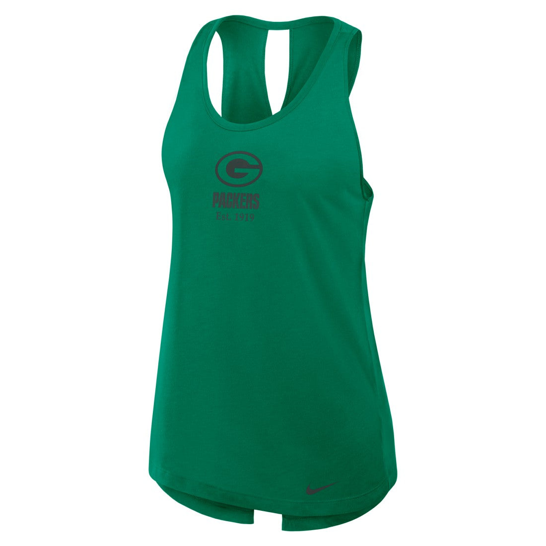 NFL Green Bay Packers Women's Glory Open-Back Crisscross Dri-FIT Tank Top