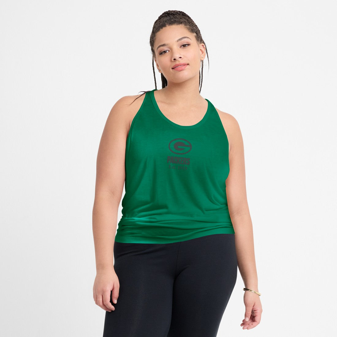 NFL Green Bay Packers Women's Glory Open-Back Crisscross Dri-FIT Tank Top