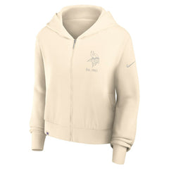NFL Minnesota Vikings Women's Glory Cropped Full-Zip Hoodie