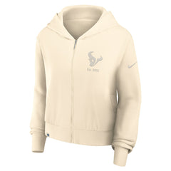NFL Houston Texans Women's Glory Cropped Full-Zip Hoodie