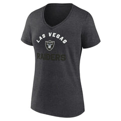 NFL Las Vegas Raiders Logo Athletic Women's Unrivaled V-Neck T-Shirt