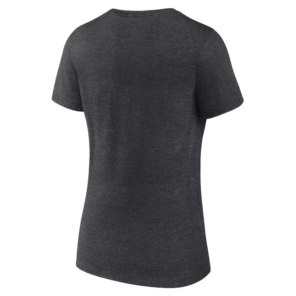 NFL Las Vegas Raiders Logo Athletic Women's Unrivaled V-Neck T-Shirt