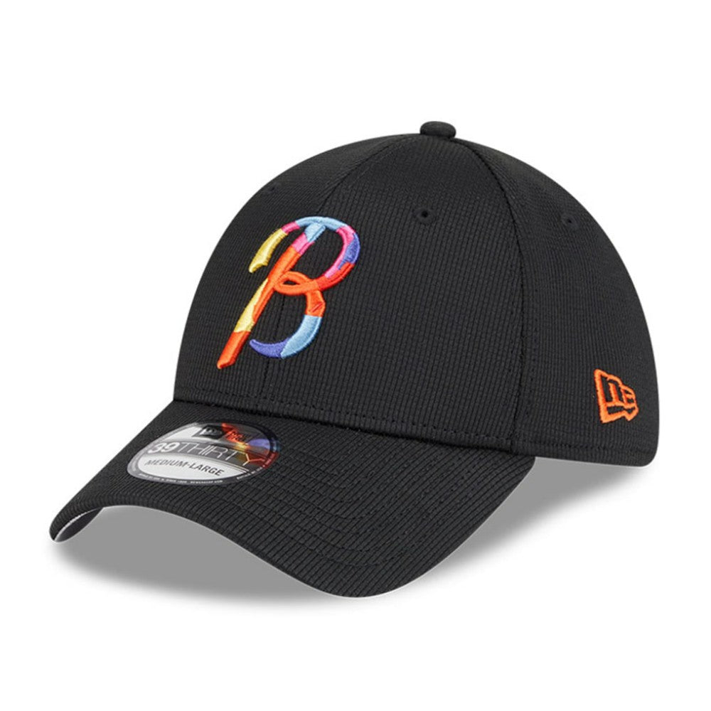 Baltimore Orioles City Connect Batting Practice 39THIRTY Flex Hat - Black | New Era