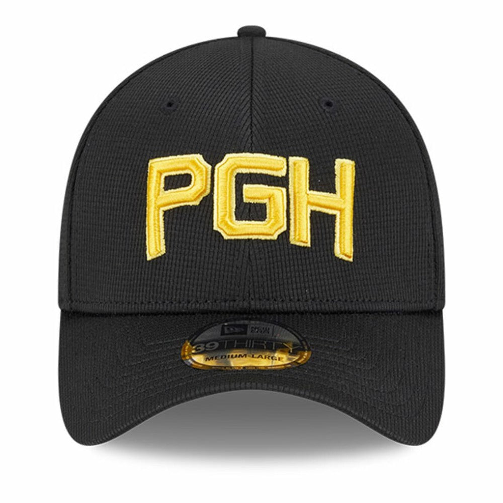 Pittsburgh Pirates City Connect Batting Practice 39THIRTY Flex Hat - Black | New Era