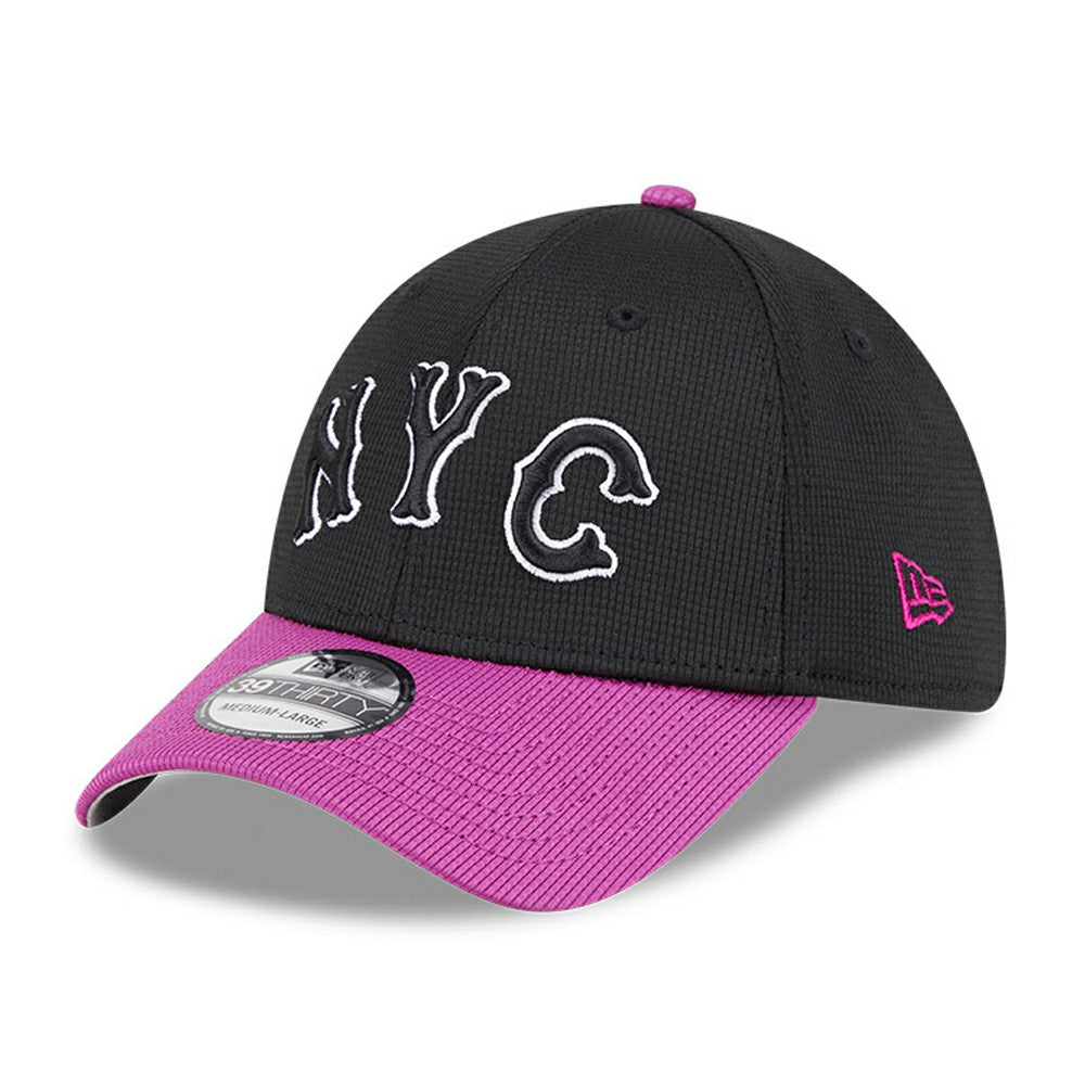 New York Mets City Connect Batting Practice 39THIRTY Flex Hat - Charcoal/Purple | New Era