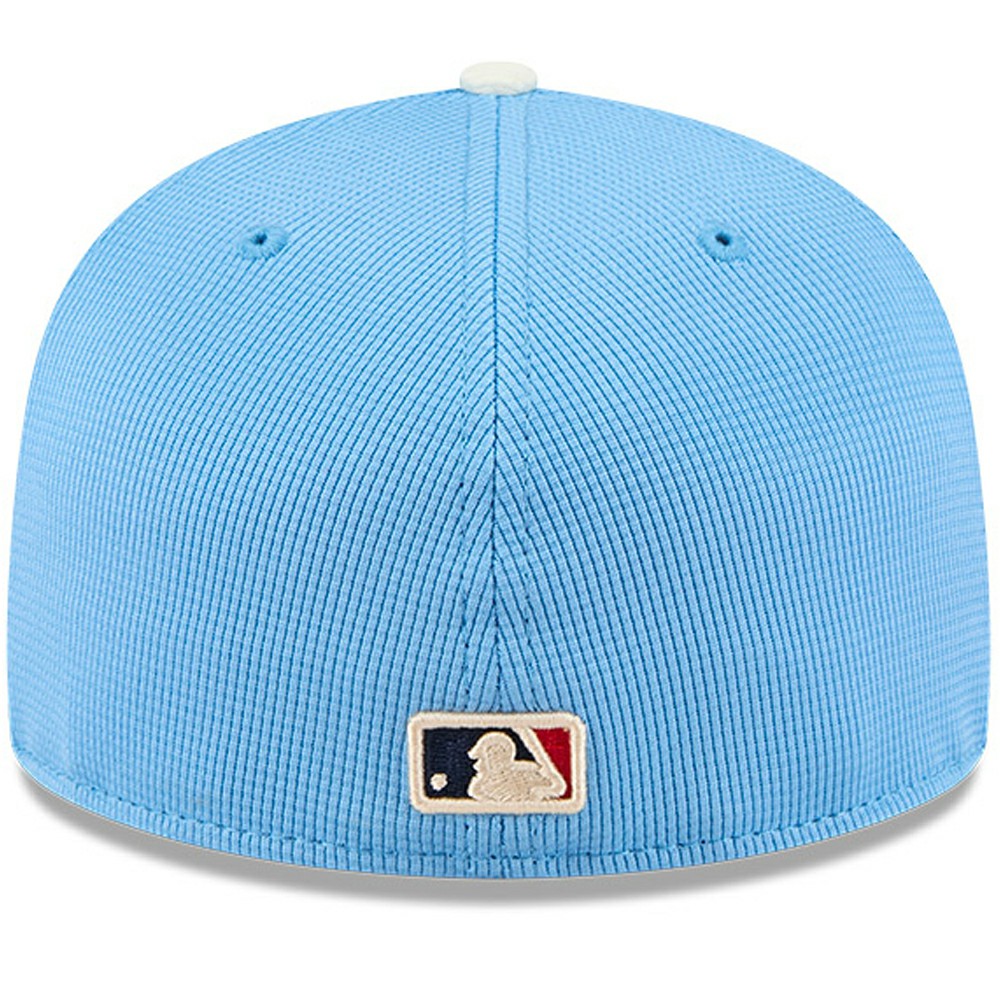 Los Angeles Dodgers City Connect Batting Practice 59FIFTY Fitted Hat - Light Blue | New Era