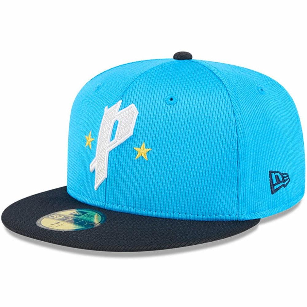 Philadelphia Phillies City Connect Batting Practice 59FIFTY Fitted Hat - Neptune Blue/Navy | New Era