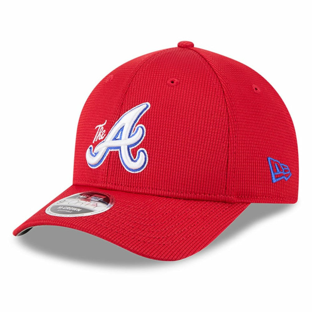 Atlanta Braves City Connect Batting Practice 9FORTY M-Crown Adjustable Hat - Red | New Era
