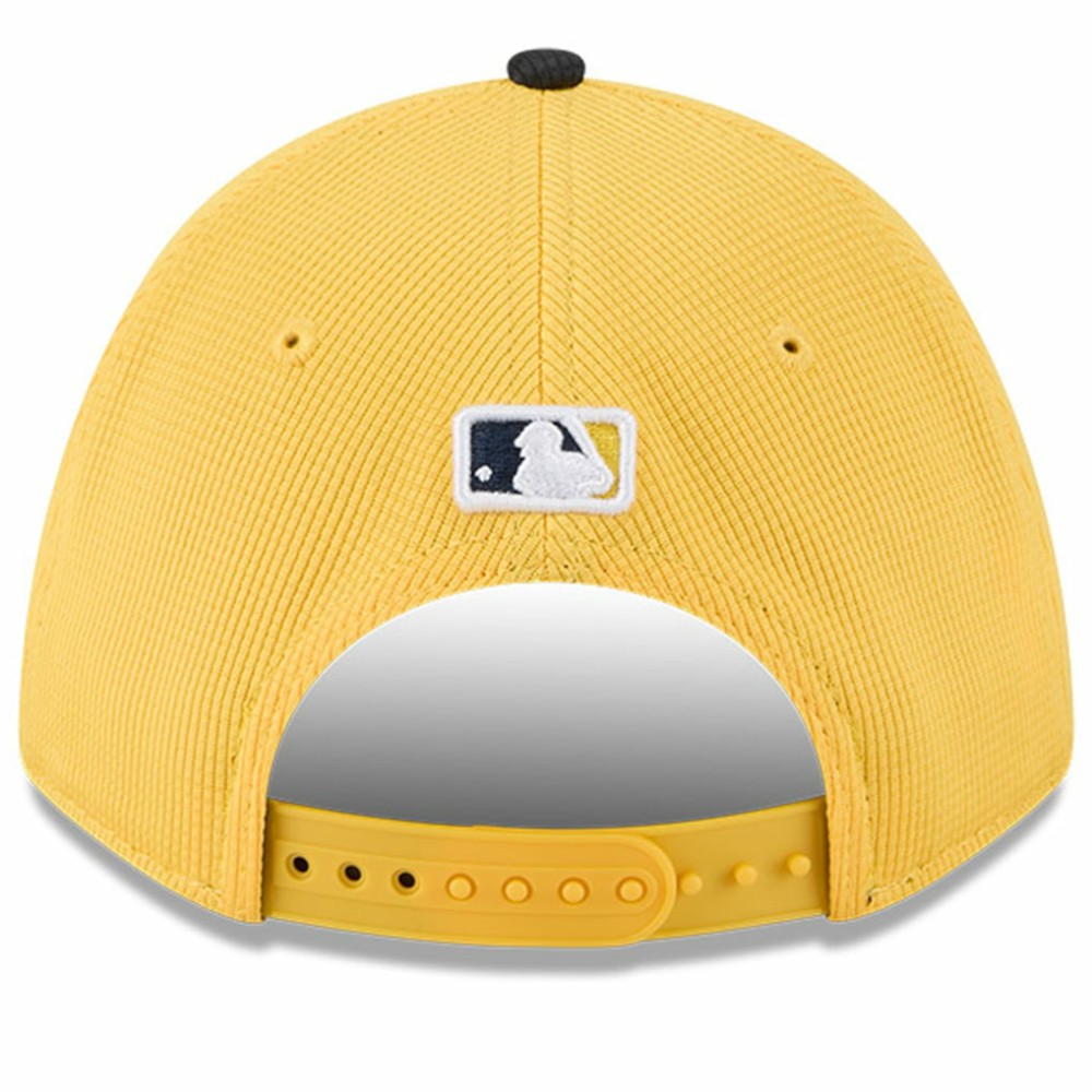 Minnesota Twins City Connect Batting Practice 9FORTY M-Crown Adjustable Hat - Yellow/Black | New Era