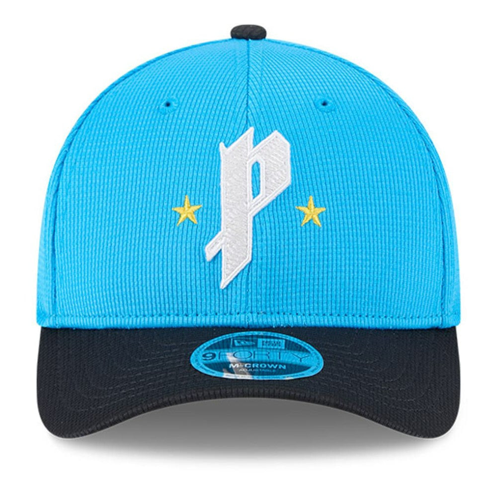 Philadelphia Phillies City Connect Batting Practice 9FORTY M-Crown Adjustable Hat - Neptune Blue/Navy | New Era