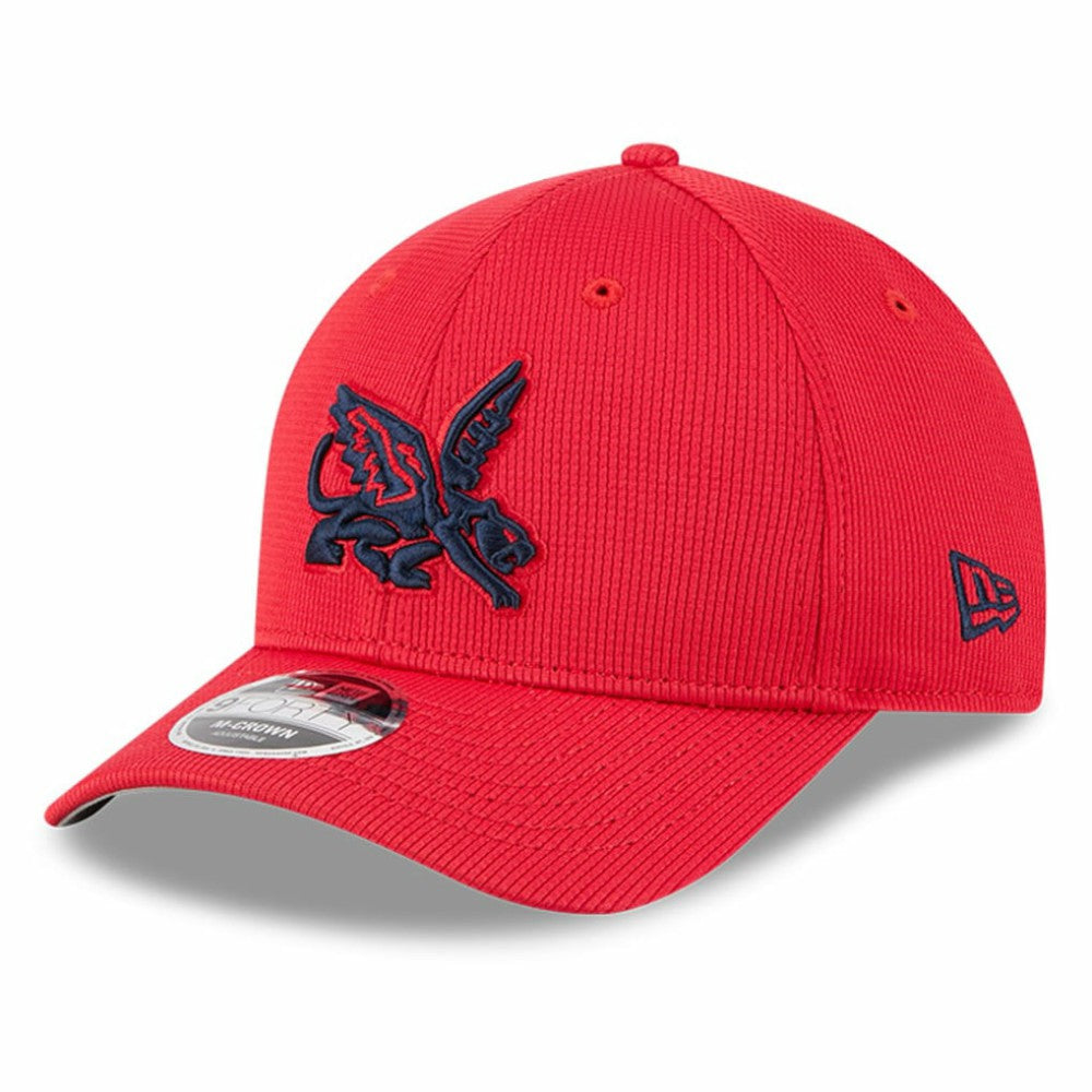 Texas Rangers City Connect Batting Practice 9FORTY M-Crown Adjustable Hat - Red | New Era