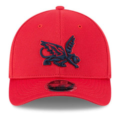 Texas Rangers City Connect Batting Practice 9FORTY M-Crown Adjustable Hat - Red | New Era