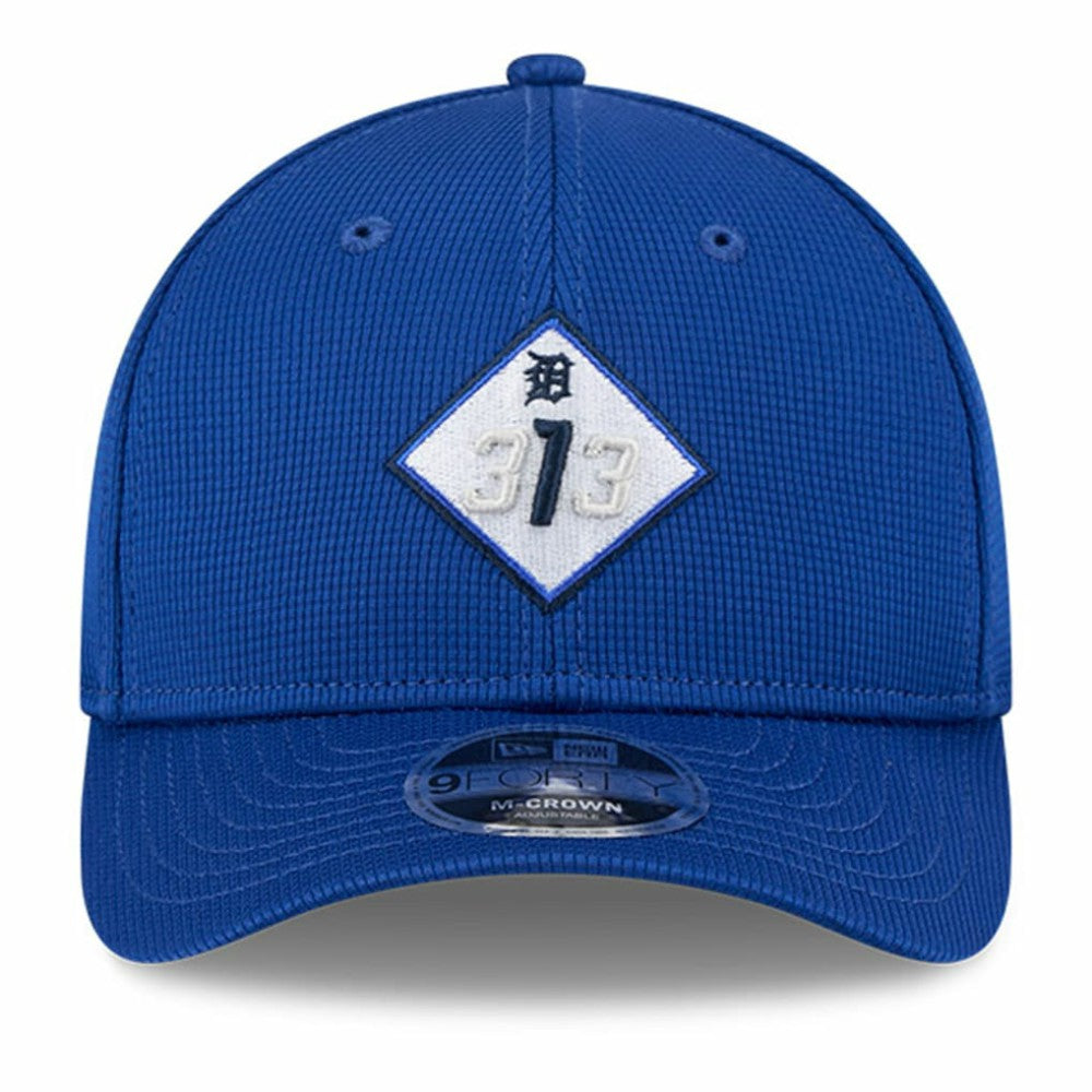 Detroit Tigers City Connect Batting Practice 9FORTY M-Crown Adjustable Hat - Blue | New Era