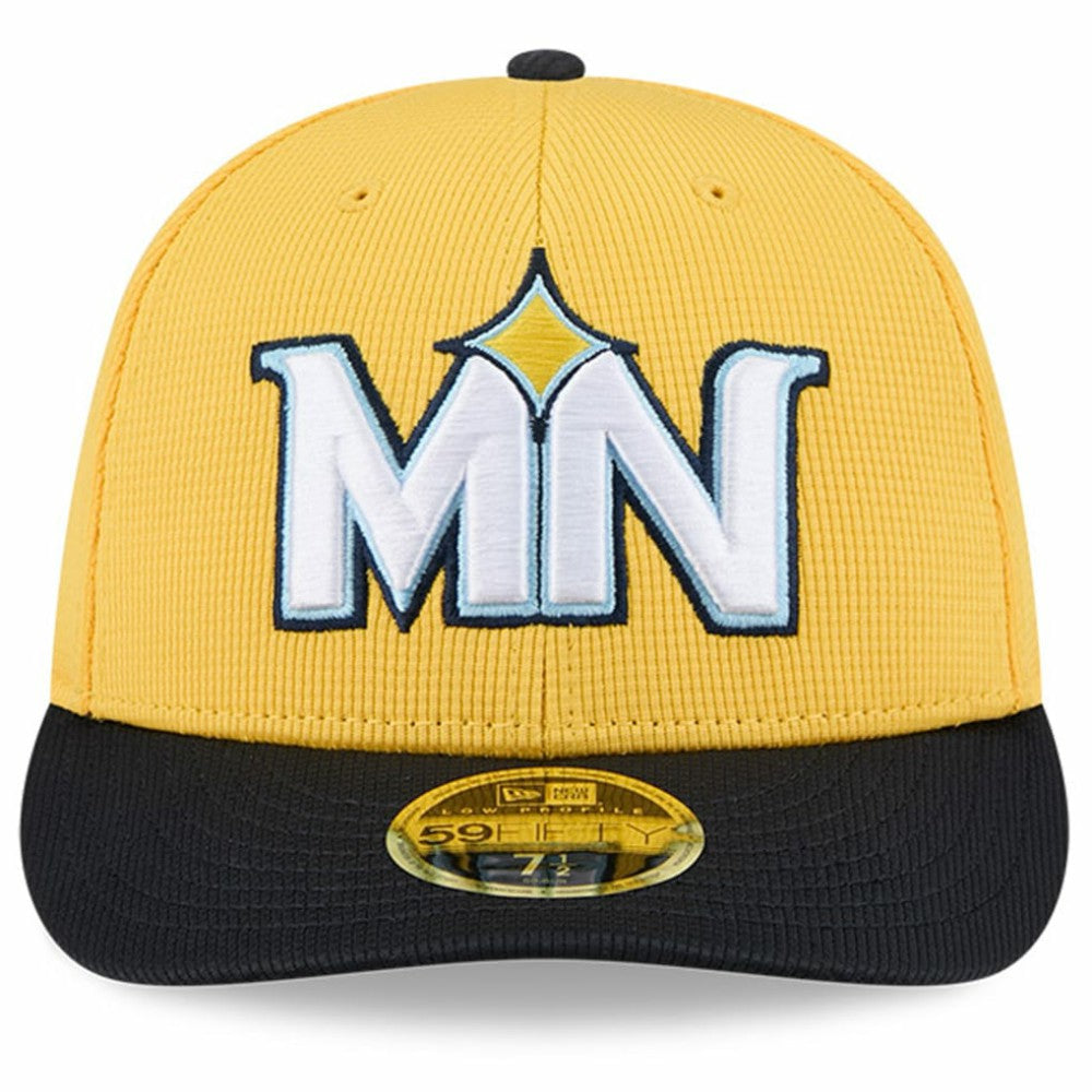 Minnesota Twins City Connect Batting Practice Low Profile 59FIFTY Fitted Hat - Yellow/Black | New Era