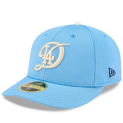 Los Angeles Dodgers City Connect Batting Practice Low Profile 59FIFTY Fitted Hat - Light Blue | New Era