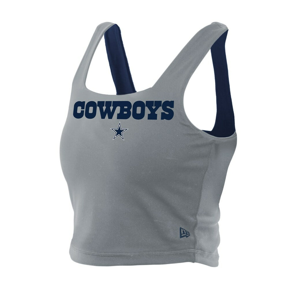 NFL Dallas Cowboys Women's Reversible Cropped Sport Classics Tank Top