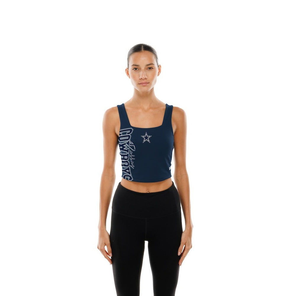 NFL Dallas Cowboys Women's Reversible Cropped Sport Classics Tank Top