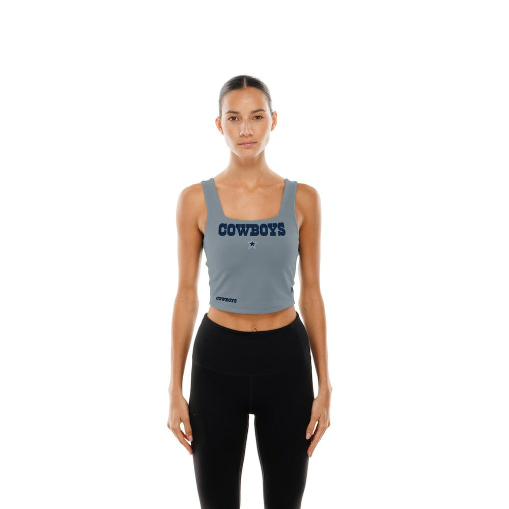 NFL Dallas Cowboys Women's Reversible Cropped Sport Classics Tank Top