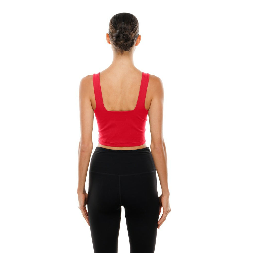 NFL Kansas City Chiefs Women's Reversible Cropped Sport Classics Tank Top