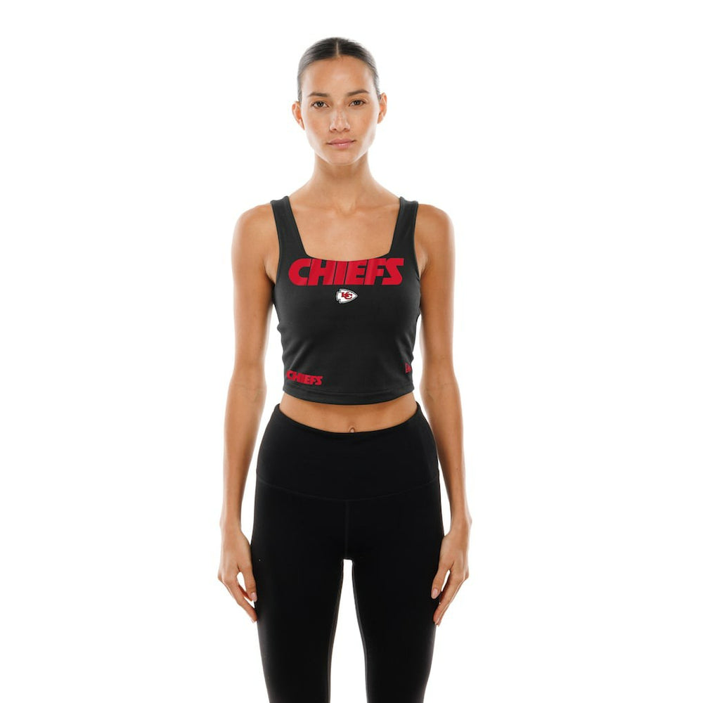 NFL Kansas City Chiefs Women's Reversible Cropped Sport Classics Tank Top