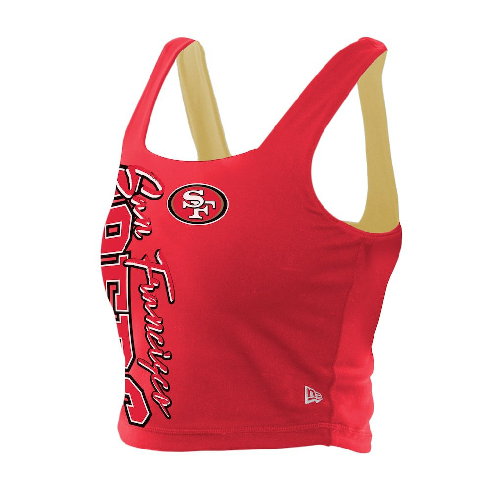 NFL San Francisco 49ers Women's Reversible Cropped Sport Classics Tank Top