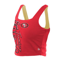NFL San Francisco 49ers Women's Reversible Cropped Sport Classics Tank Top