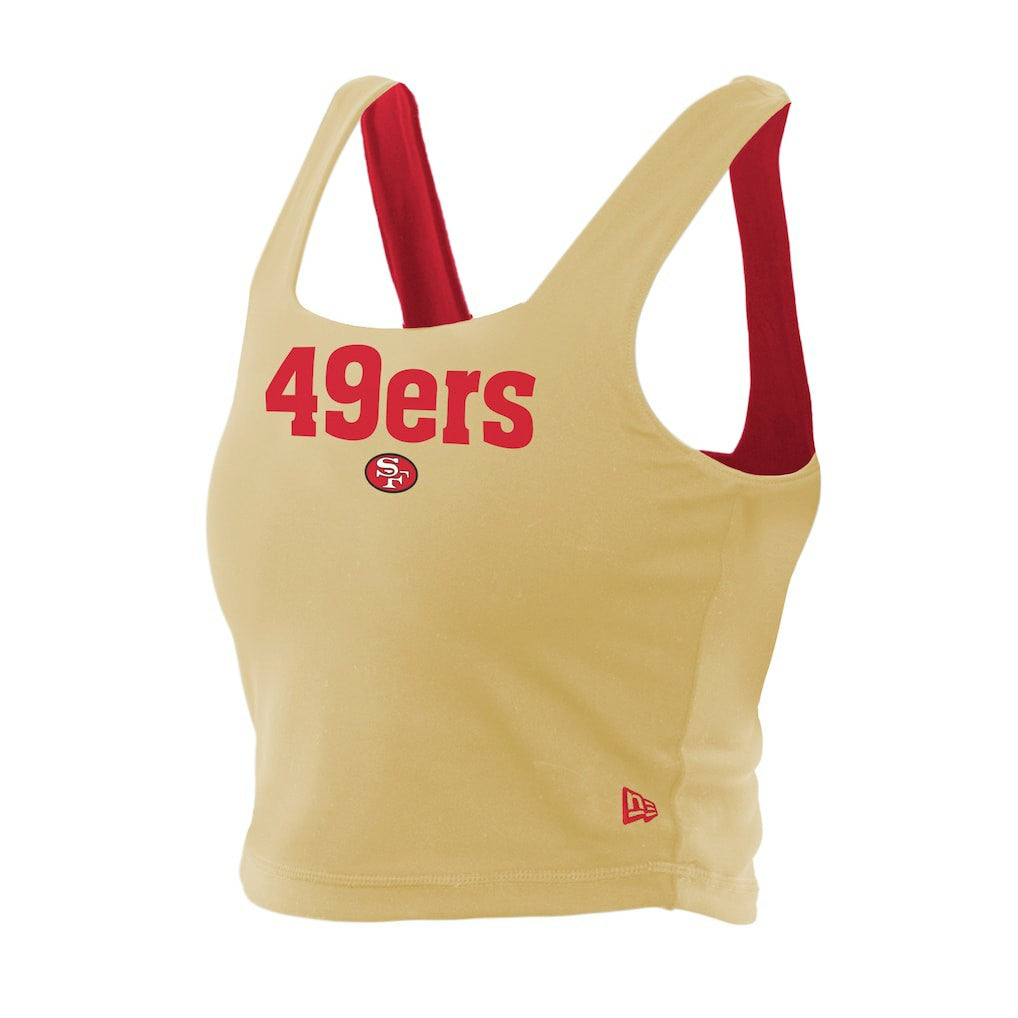 NFL San Francisco 49ers Women's Reversible Cropped Sport Classics Tank Top