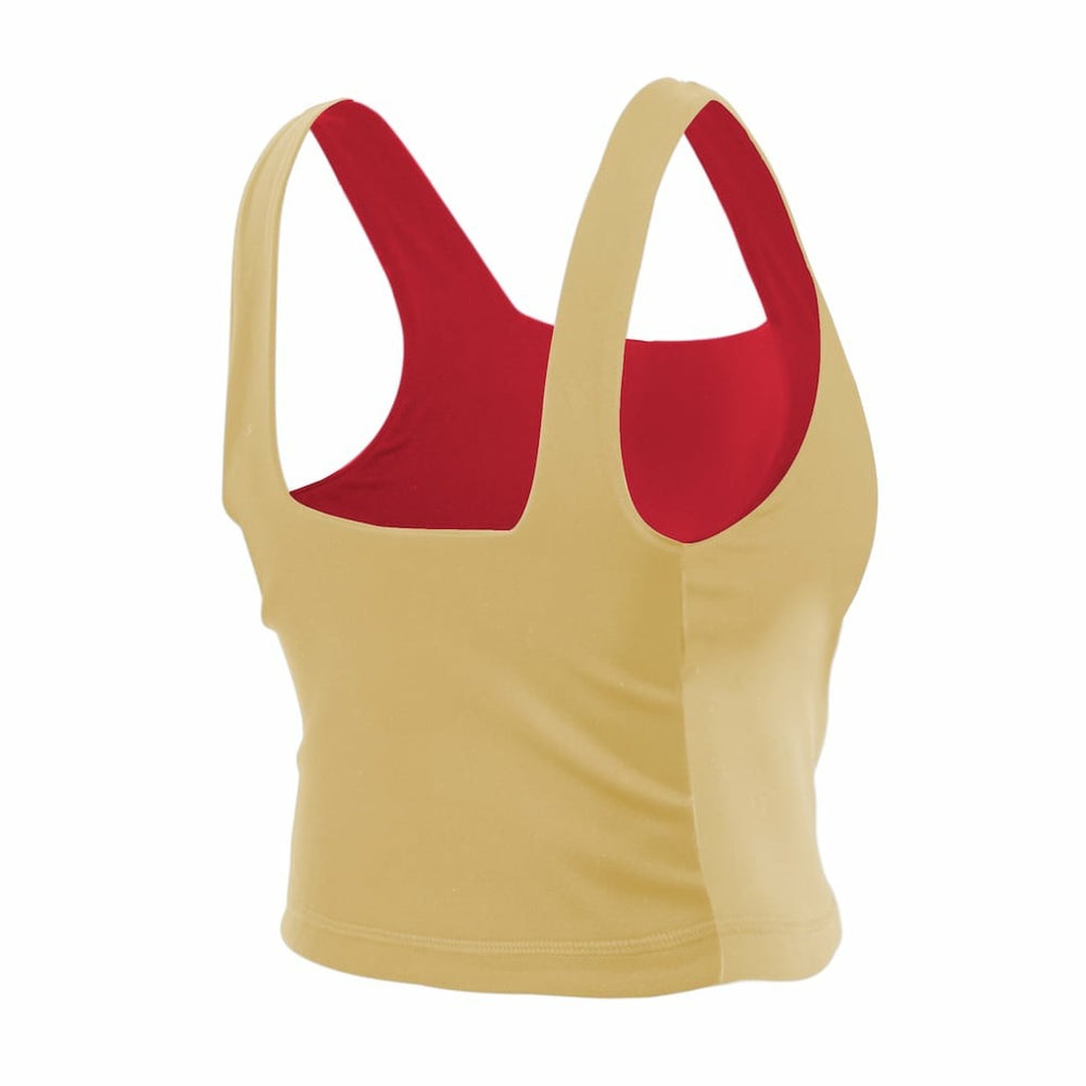 NFL San Francisco 49ers Women's Reversible Cropped Sport Classics Tank Top