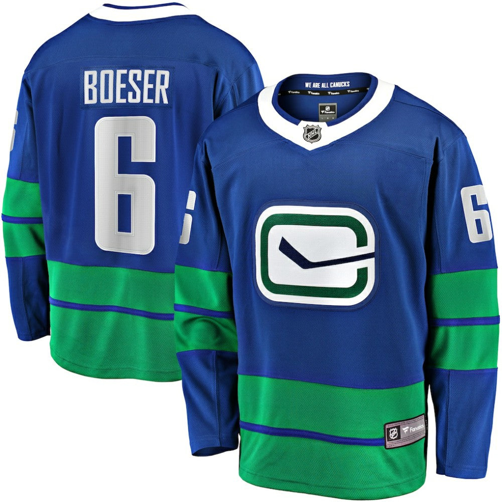 Brock Boeser Vancouver Canucks Fanatics Breakaway Jersey