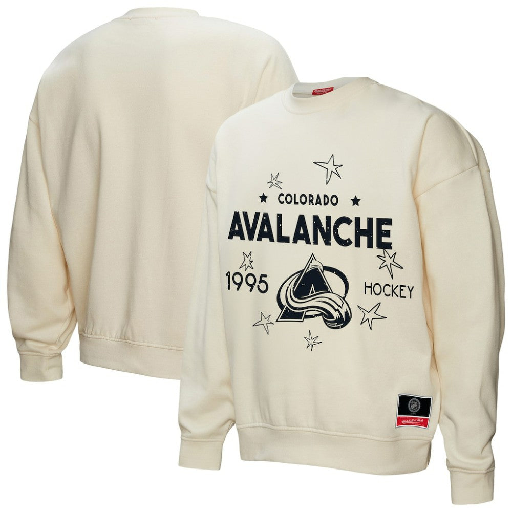 Colorado Avalanche Mitchell & Ness Women's Logo 3.0 Pullover Sweatshirt