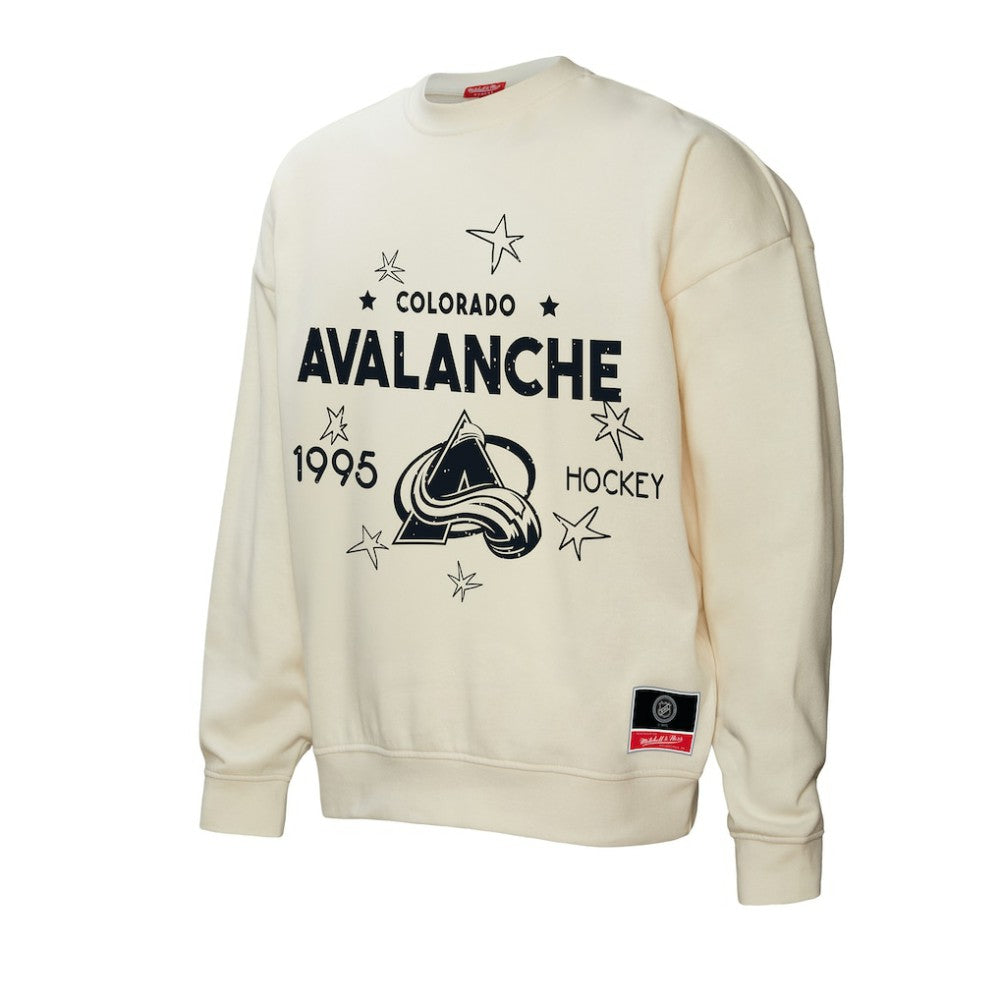 Colorado Avalanche Mitchell & Ness Women's Logo 3.0 Pullover Sweatshirt