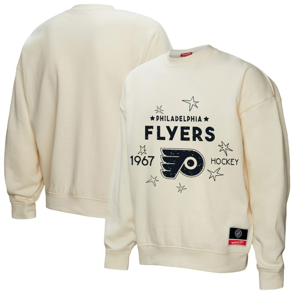 Philadelphia Flyers Mitchell & Ness Women's Logo 3.0 Pullover Sweatshirt