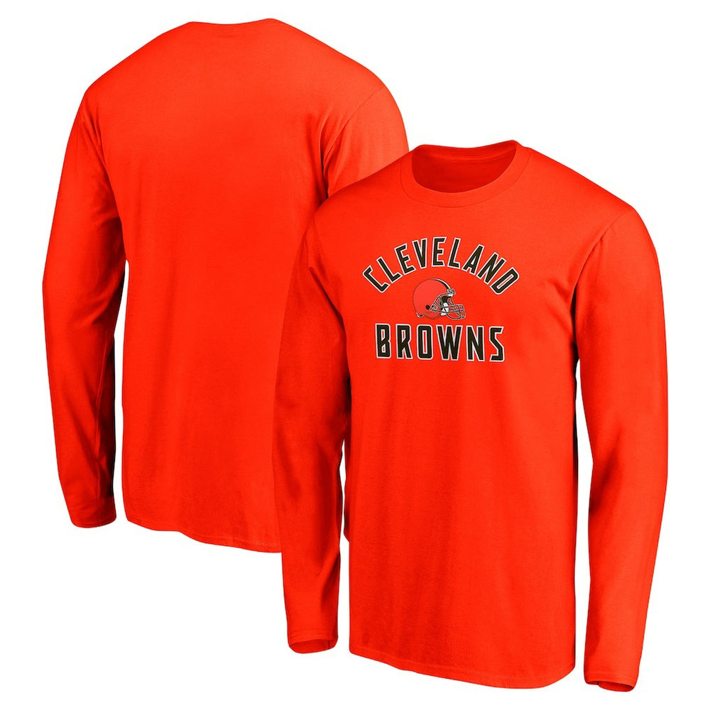 NFL Cleveland Browns Team Arc Knockout Long Sleeve T-Shirt