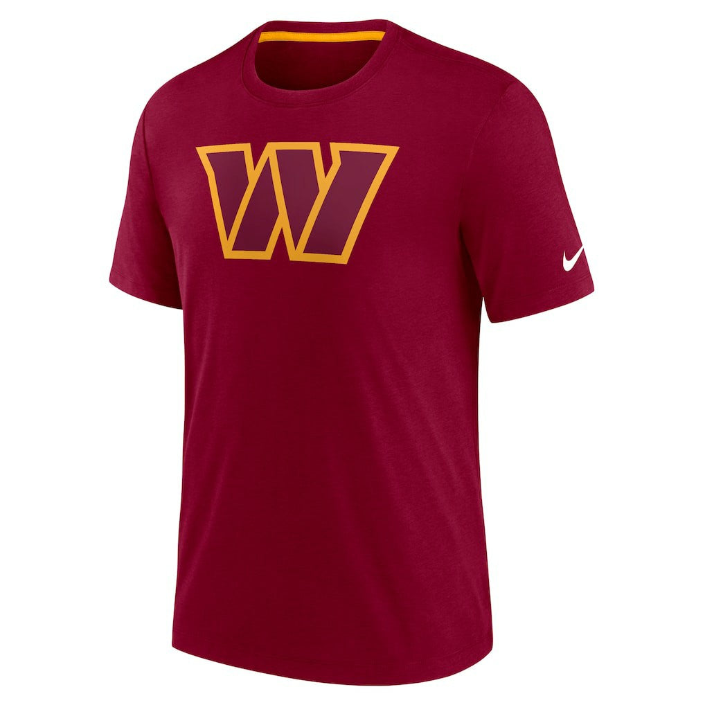 NFL Washington Commanders Playback Logo Tri-Blend T-Shirt