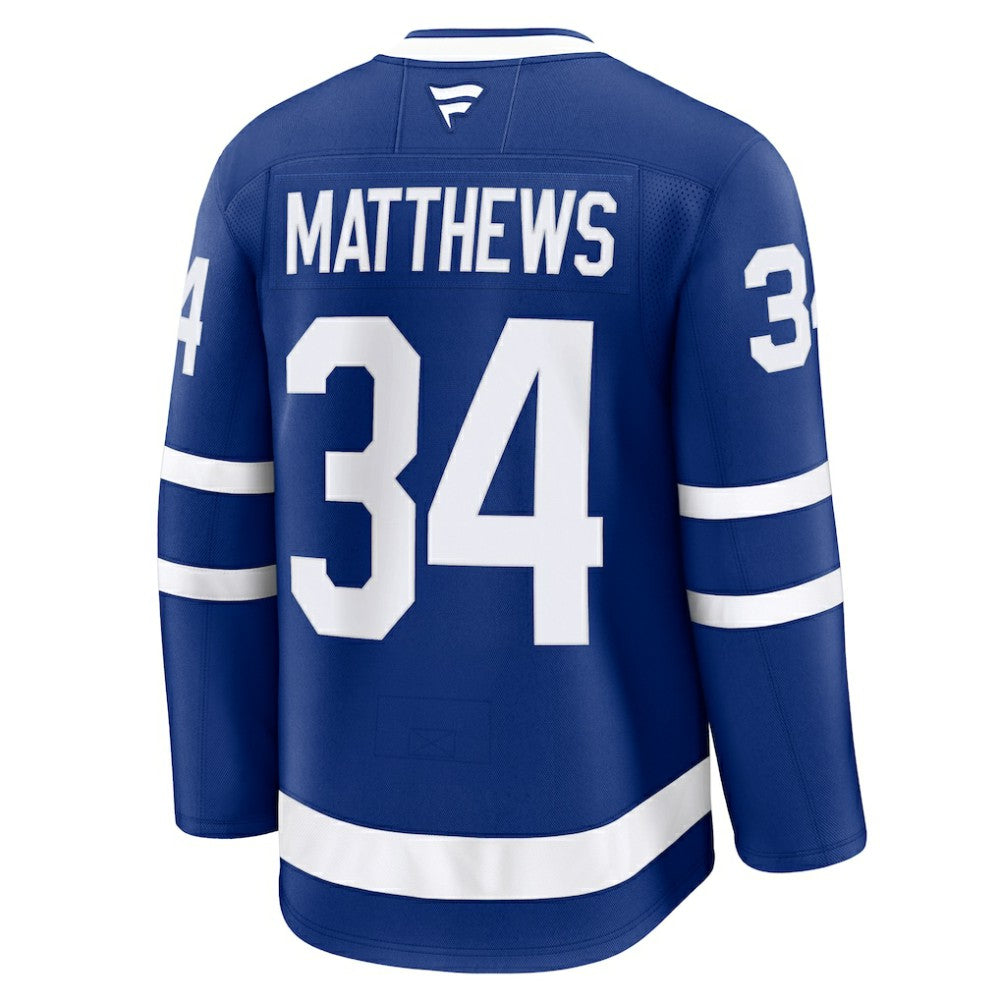 Auston Matthews Toronto Maple Leafs Fanatics Captain Patch Home Premium Jersey