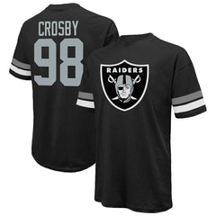 NFL Las Vegas Raiders Maxx Crosby  Majestic Threads Name & Number Oversize Fit T-Shirt