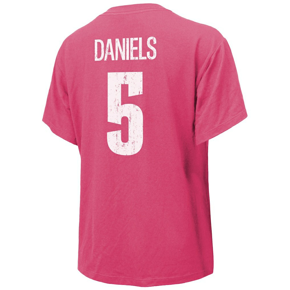 NFL Washington Commanders Jayden Daniels  Majestic Threads Women's Name & Number T-Shirt