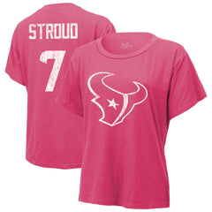 NFL Houston Texans C.J. Stroud  Majestic Threads Women's Name & Number T-Shirt
