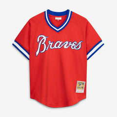 Dale Murphy Atlanta Braves Cooperstown Collection Mesh Batting Practice  Jersey  - Red | Mitchell & Ness