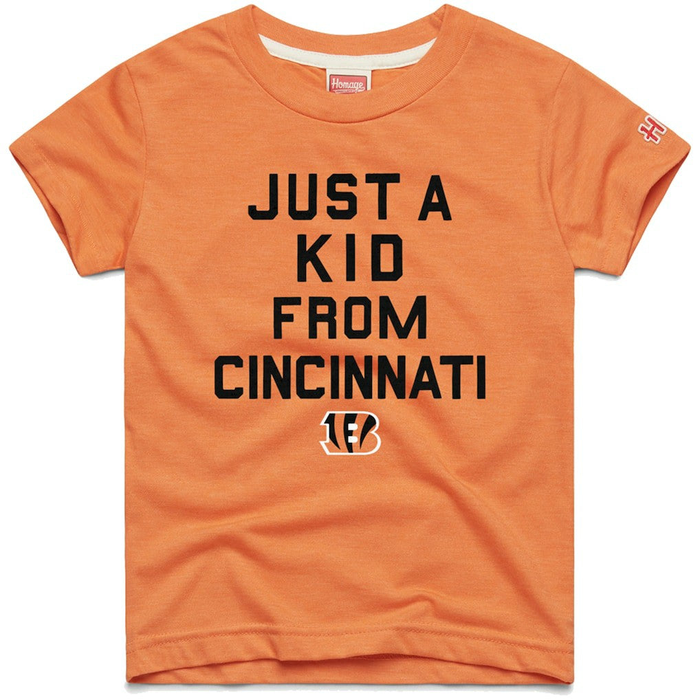 NFL Cincinnati Bengals Homage Youth Just a Kid Tri-Blend T-Shirt