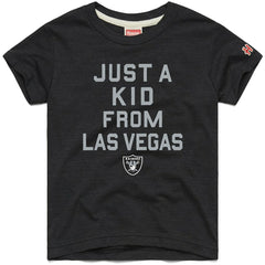 NFL Las Vegas Raiders Homage Youth Just a Kid Tri-Blend T-Shirt