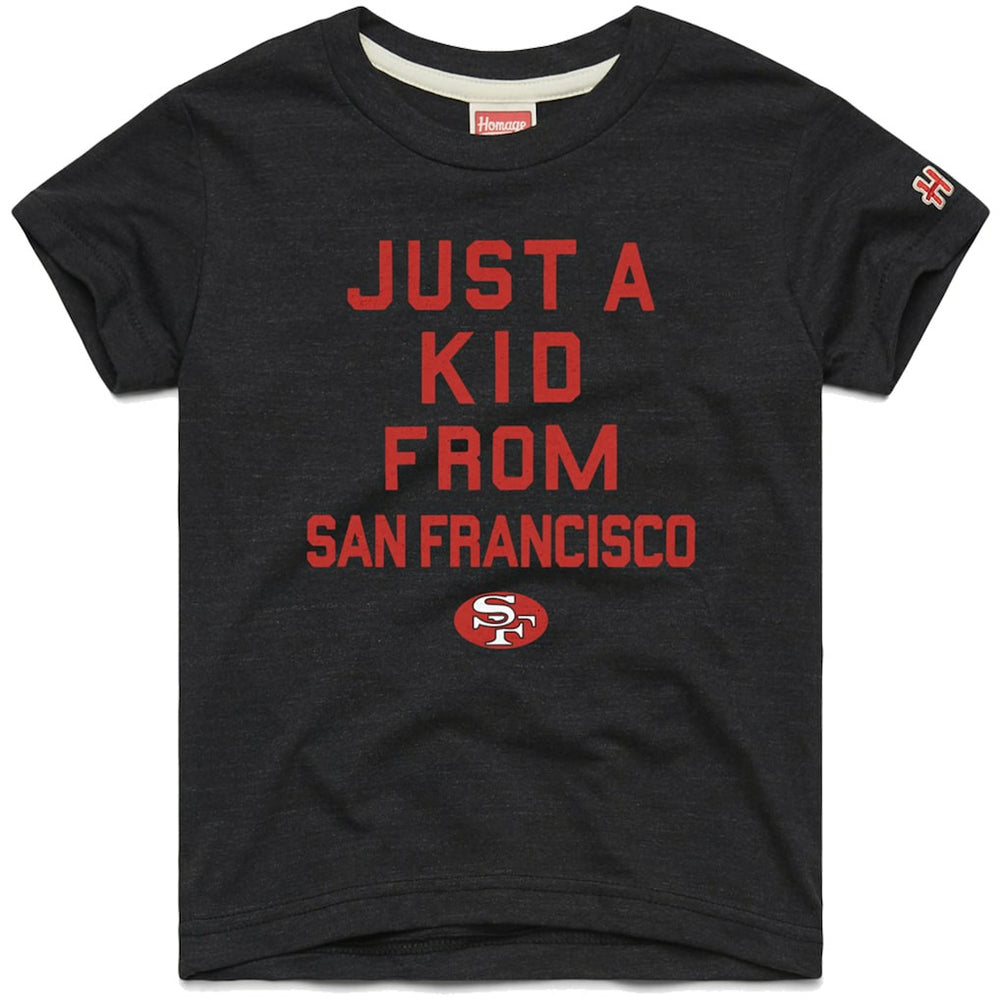 NFL San Francisco 49ers Homage Youth Just a Kid Tri-Blend T-Shirt