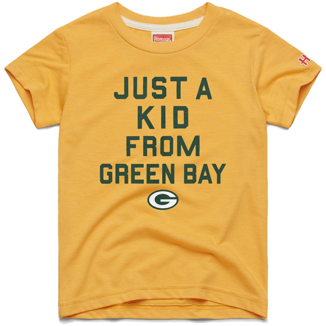 NFL Green Bay Packers Homage Youth Just a Kid Tri-Blend T-Shirt