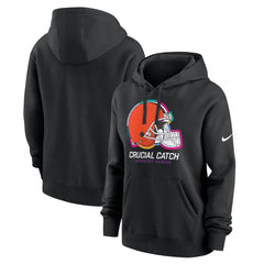 NFL Cleveland Browns Women's 2024 NFL Crucial Catch Club Pullover Hoodie